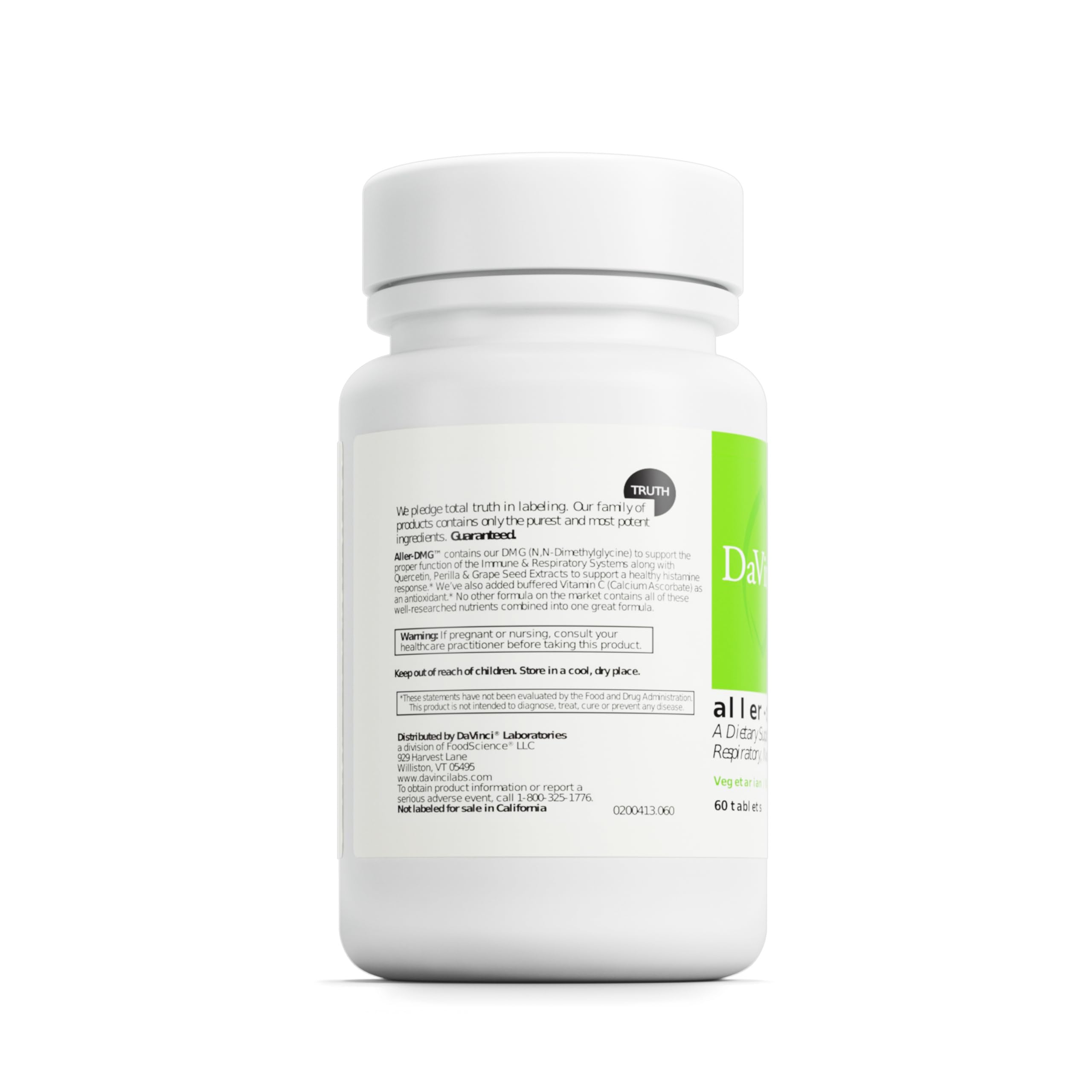 Foto 4 pulgar | Suplemento Dietético Davinci Labs Aller-dmg Respiratory Health - Venta Internacional.