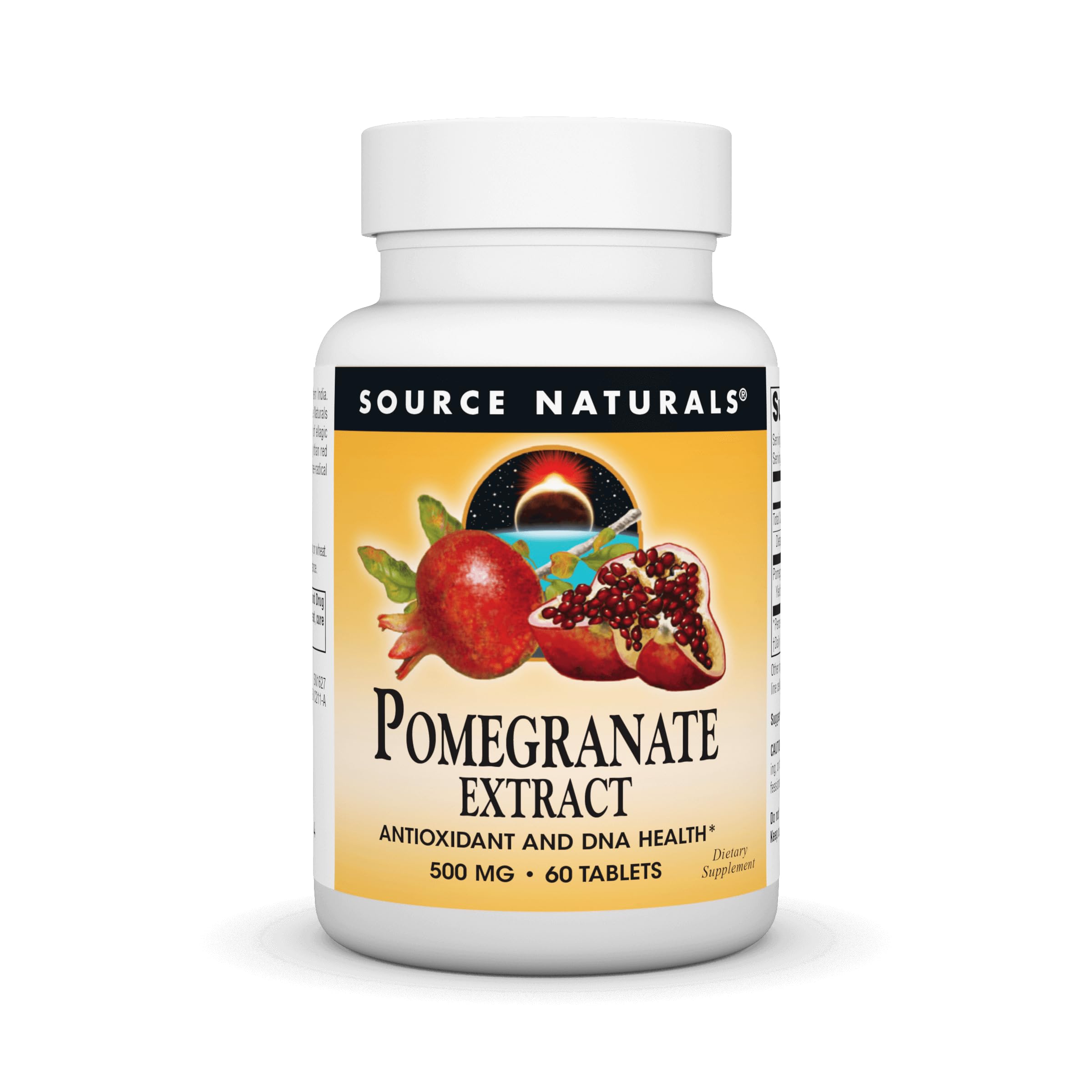 Foto 2 pulgar | Extracto De Granada Supplement Source Naturals 500 Mg 60 Comprimidos - Venta Internacional.