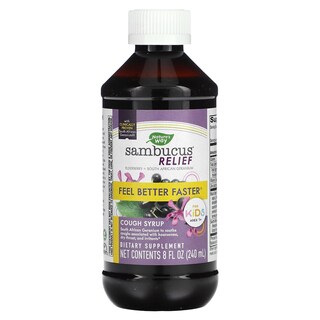 Foto 1 | Sirope Para La Tos Nature's Way Sambucus Relief Para Niños, 240 Ml - Venta Internacional.