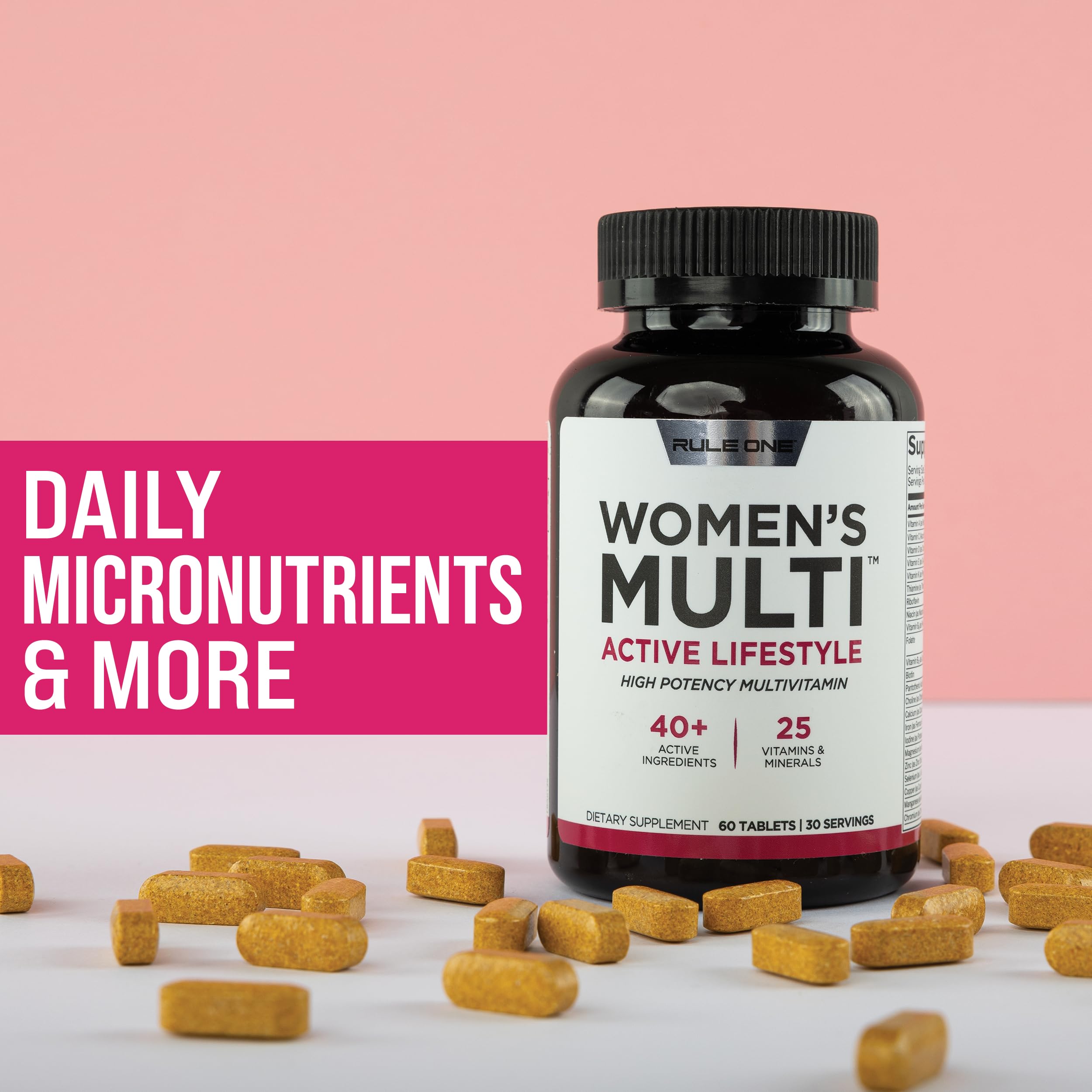 Foto 4 pulgar | Supplement Rule 1 Women's Multi 60 Tabletas Para Mujeres - Venta Internacional.
