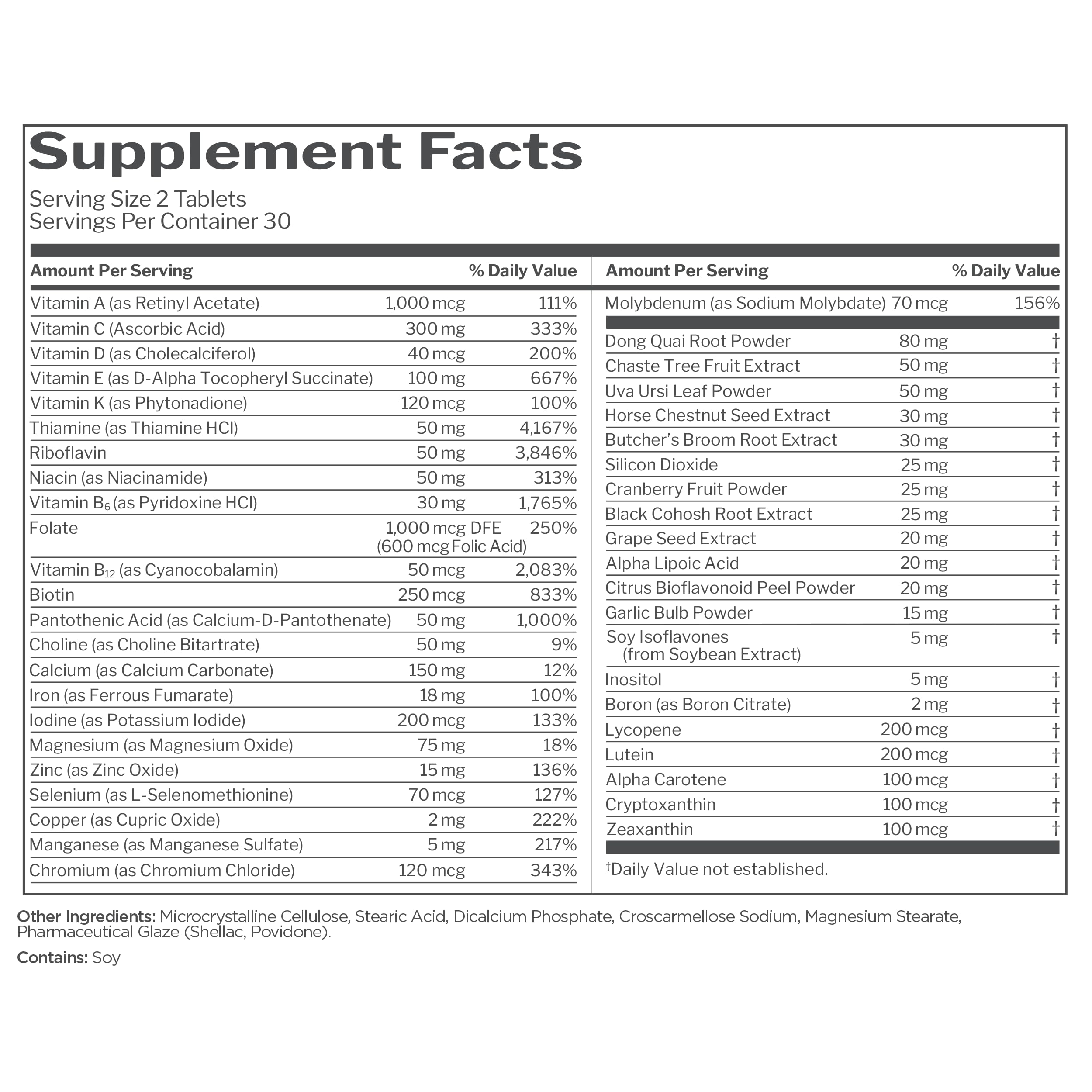Foto 7 pulgar | Supplement Rule 1 Women's Multi 60 Tabletas Para Mujeres - Venta Internacional.