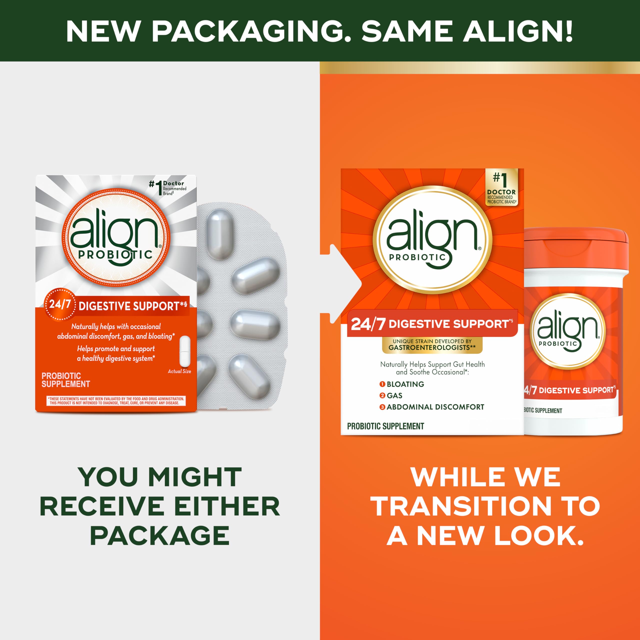 Foto 3 pulgar | Probiotic Align Probiotic Para Mujeres Y Hombres 42 Cápsulas - Venta Internacional.