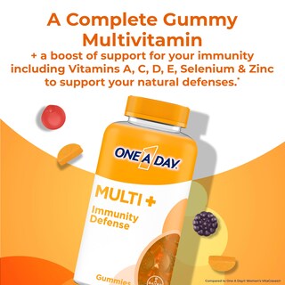 Foto 3 | Gomitas De Vitamina One A Day Multi+ Immune Support, 120 Unidades - Venta Internacional.