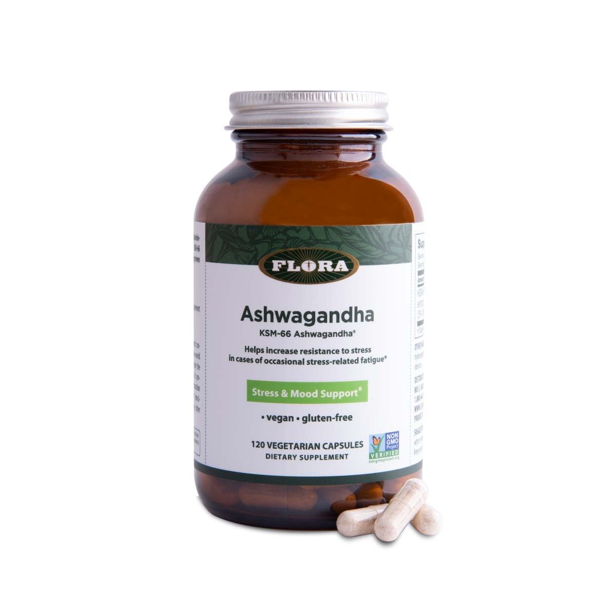 Foto 1 | Suplemento Flora Ashwagandha Ksm-66 120 Cápsulas - Venta Internacional.