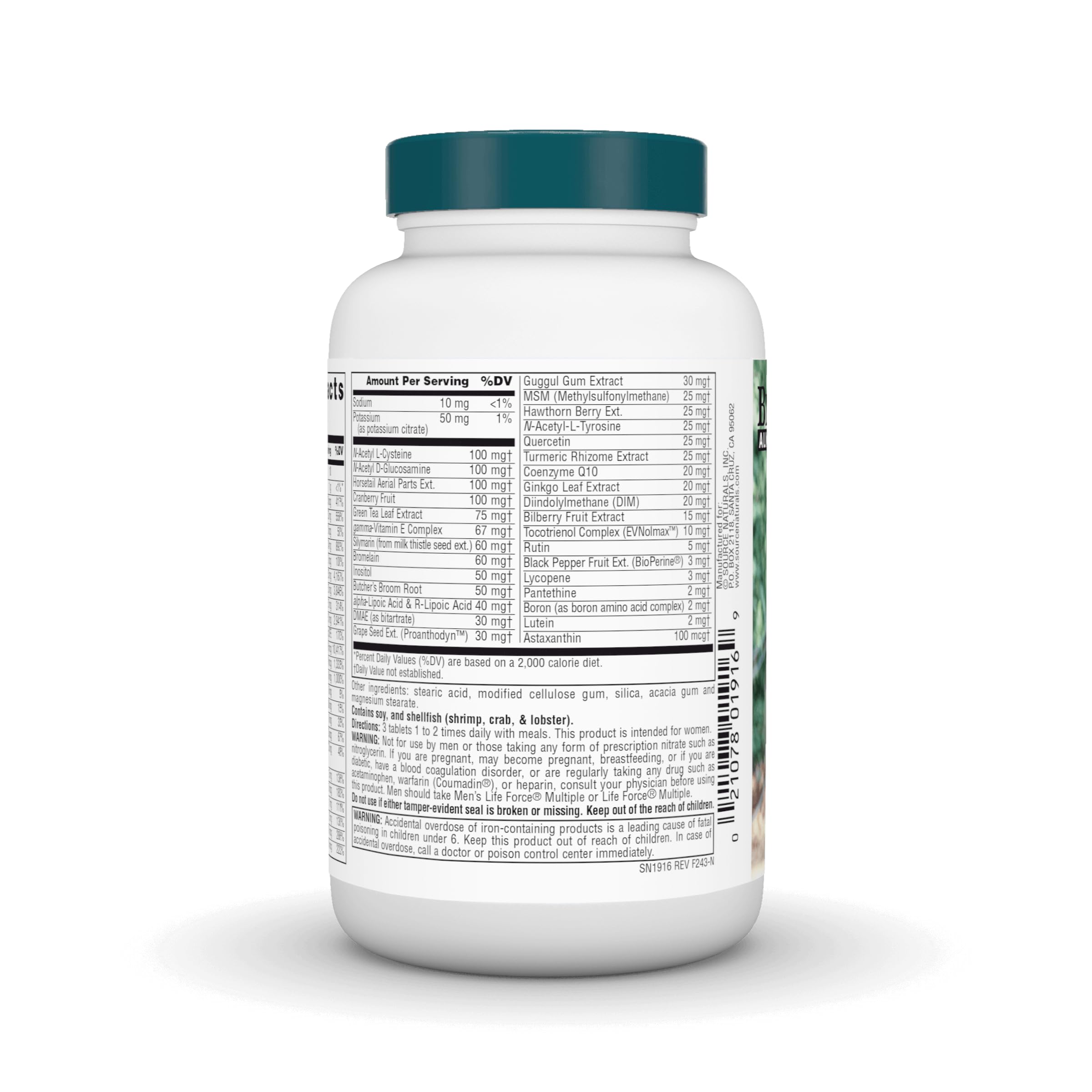 Foto 4 pulgar | Supplement Source Naturals Women's Life Force 90 Comprimidos - Venta Internacional.