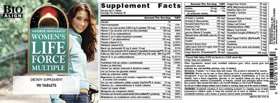 Foto 5 | Supplement Source Naturals Women's Life Force 90 Comprimidos - Venta Internacional.
