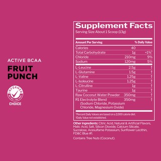 Foto 6 | Regla Complementaria 1: Active Bcaa Performance, 5 G De Bcaa, 30 Porciones - Venta Internacional.