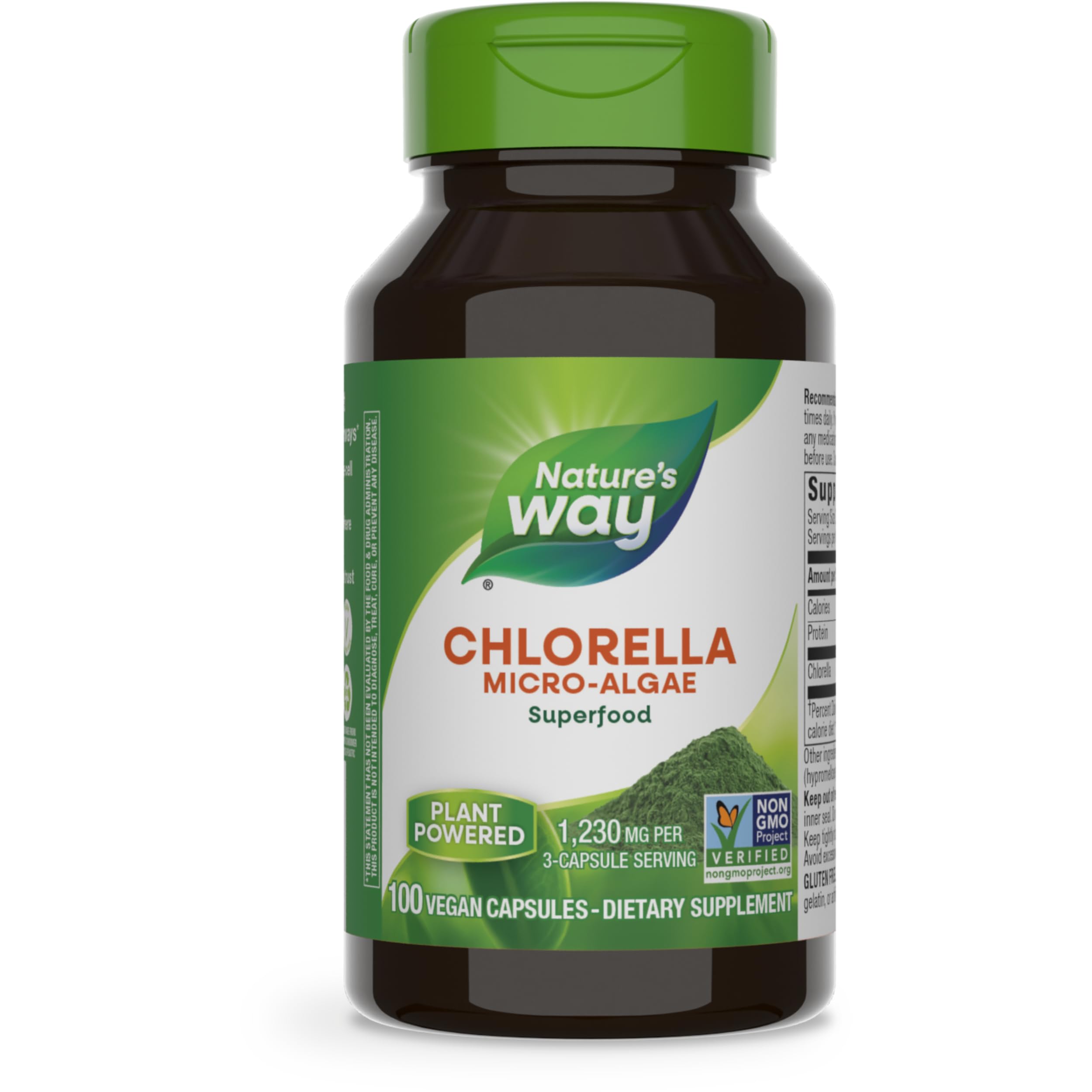 Foto 2 pulgar | Suplemento De Microalgas Chlorella De Nature's Way, 100 Cápsulas - Venta Internacional.