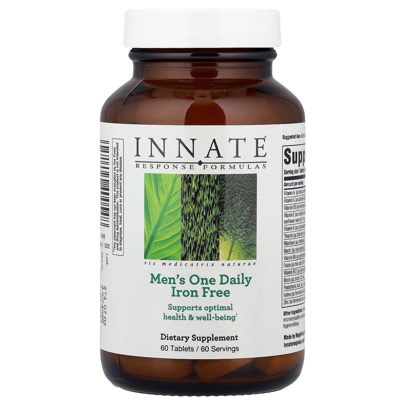 Foto 2 pulgar | Suplemento Innate Response Formulas Men's One Daily 60 Comprimidos - Venta Internacional.
