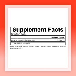 Foto 2 | Suplemento Natural Factors Msm Apoya La Salud De Las Articulaciones 180 Cápsulas - Venta Internacional.