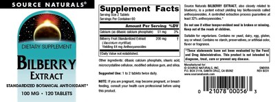 Foto 4 | Extracto De Arándano Supplement Source Naturals 100 Mg 120 Comprimidos - Venta Internacional.