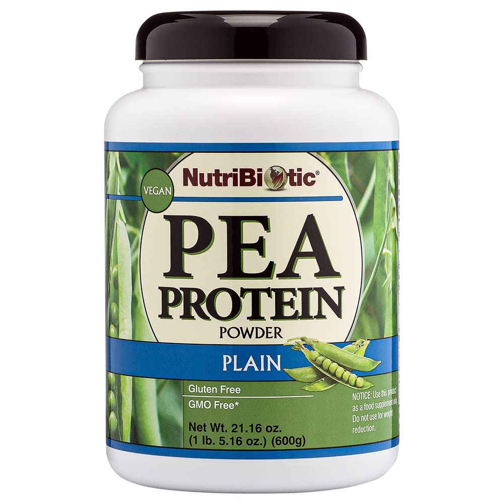 Foto 2 pulgar | Proteína En Polvo Nutribiotic Pea Protein Plain 620 Ml - Venta Internacional.