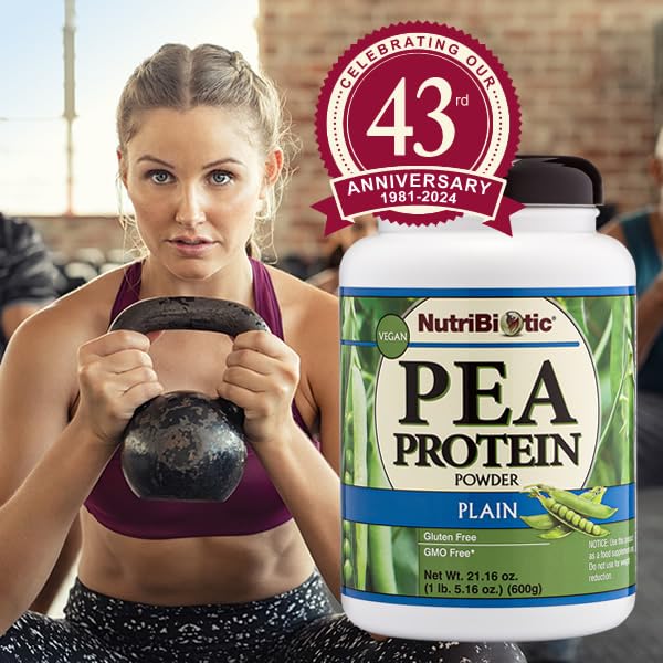 Foto 5 pulgar | Proteína En Polvo Nutribiotic Pea Protein Plain 620 Ml - Venta Internacional.