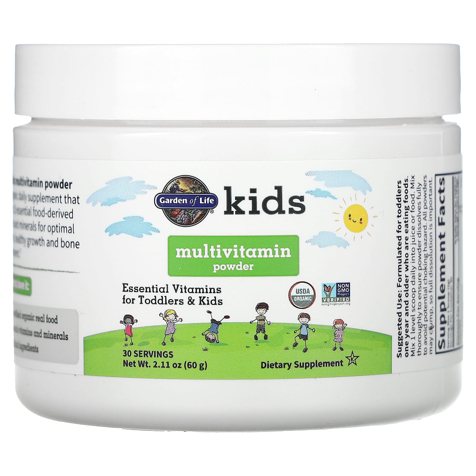 Foto 2 pulgar | Suplemento Multivitamínico En Polvo Garden Of Life Kids, 60 G - Venta Internacional.