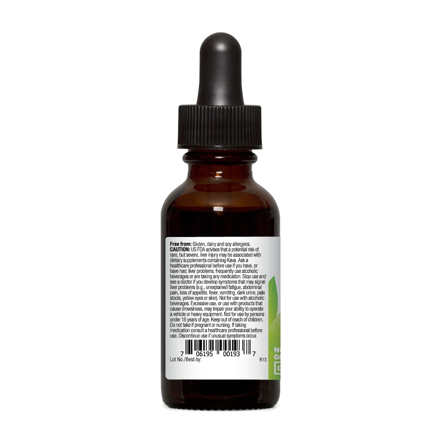 Foto 3 | Suplemento De Kava Wild Harvest De Oregon, 30 Ml, 100% Orgánico - Venta Internacional.