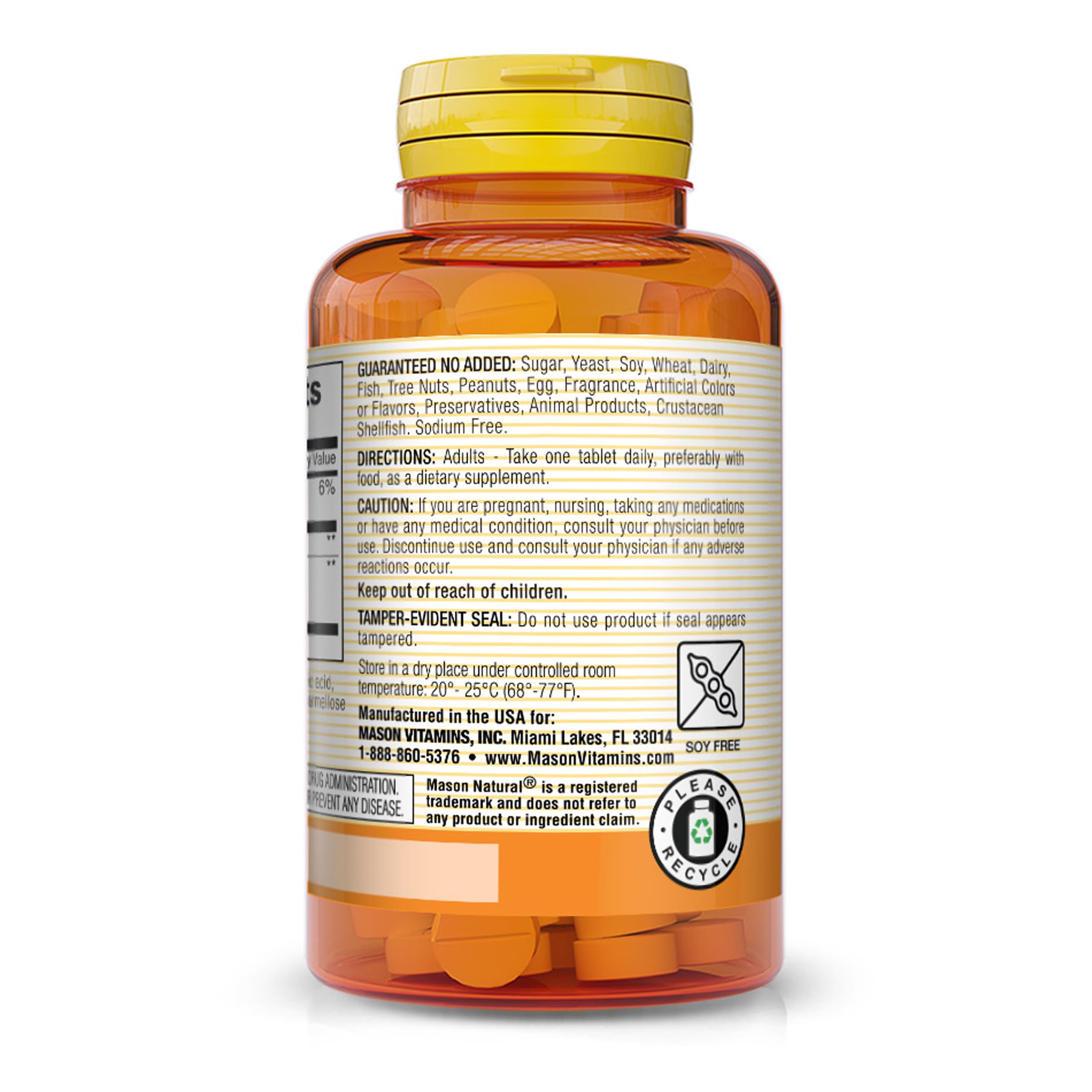 Foto 4 pulgar | Suplemento Mason Natural Brain Power Con Extracto De Salvia 60 Cápsulas - Venta Internacional.