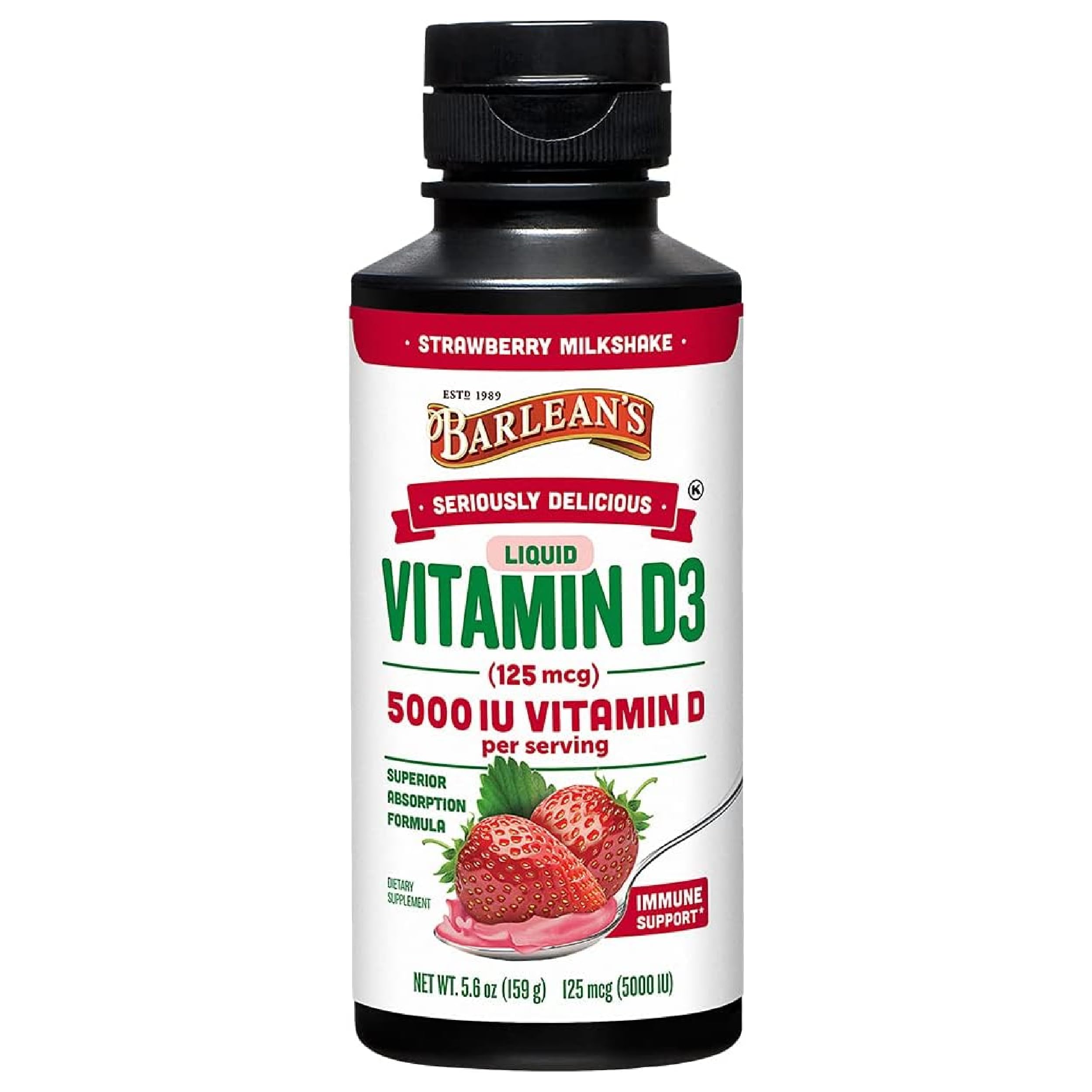 Foto 2 pulgar | Suplemento Barlean's Liquid Vitamina D 5000 Ui D3 165 Ml - Venta Internacional.