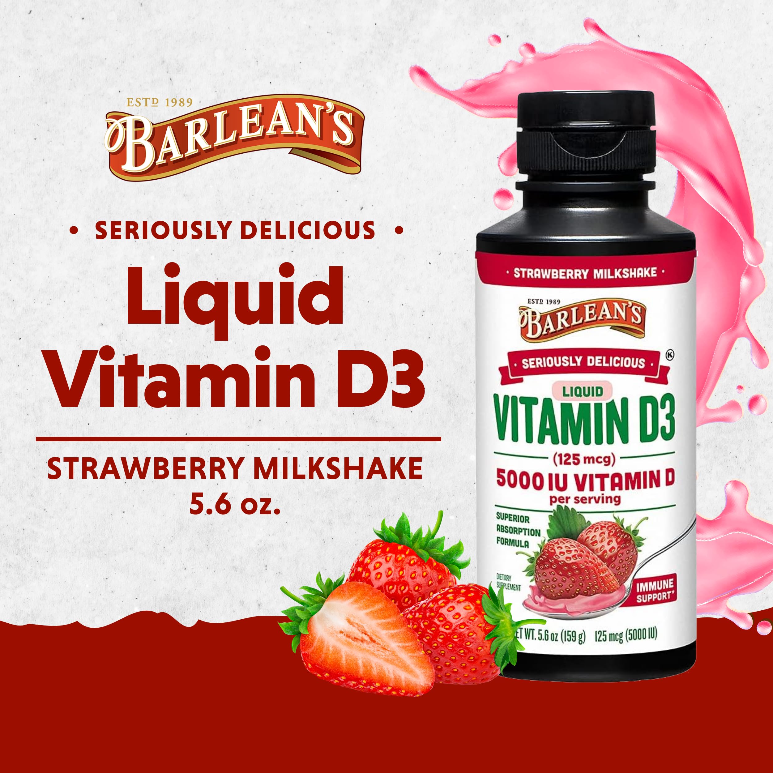 Foto 3 pulgar | Suplemento Barlean's Liquid Vitamina D 5000 Ui D3 165 Ml - Venta Internacional.