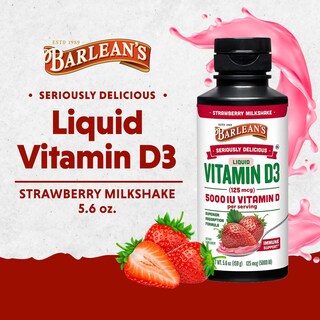 Foto 2 | Suplemento Barlean's Liquid Vitamina D 5000 Ui D3 165 Ml - Venta Internacional.
