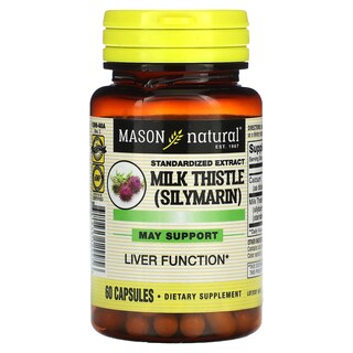 Foto 1 | Suplemento Mason Natural Milk Thistle Silymarin 60 Cápsulas - Venta Internacional.