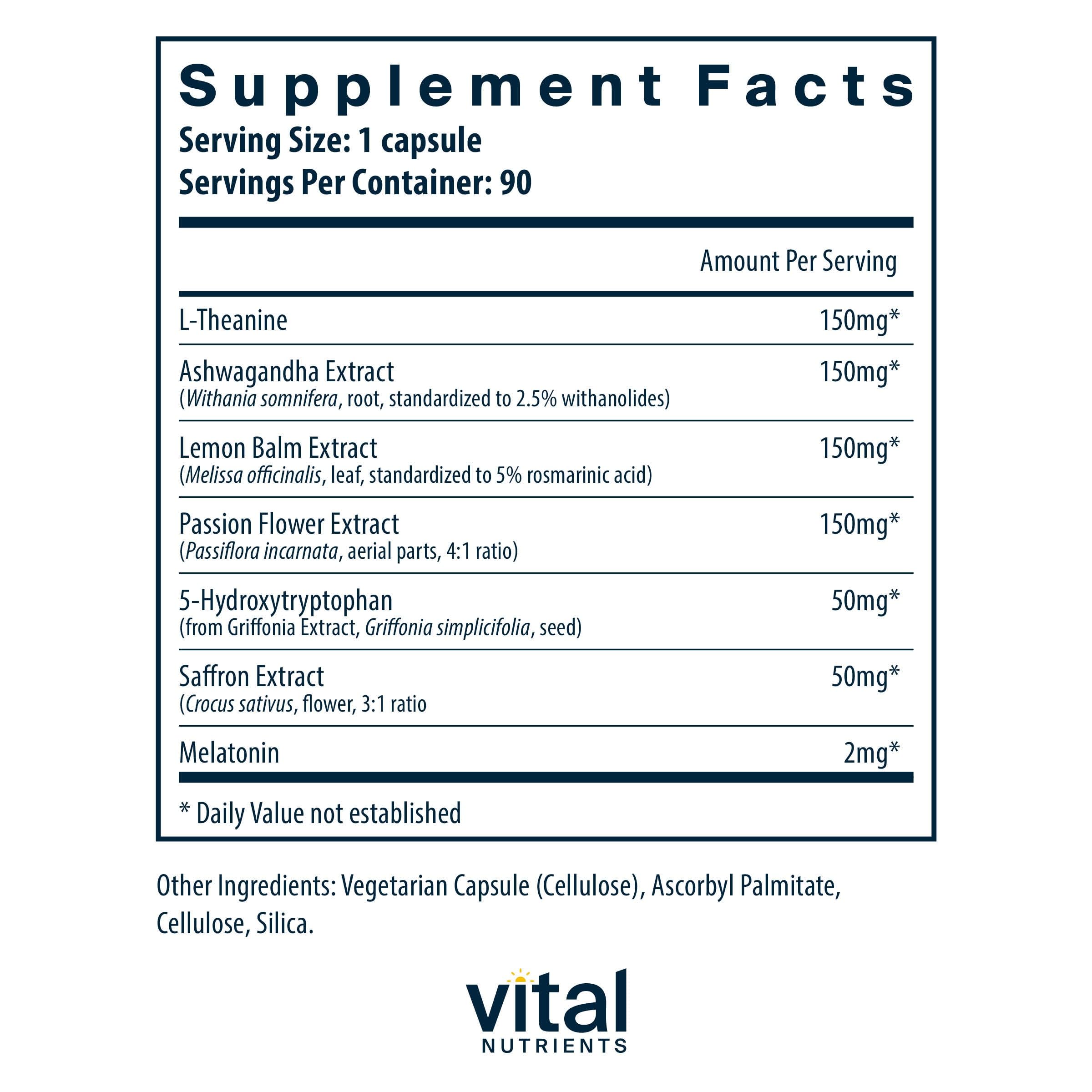 Foto 3 pulgar | Suplemento Vital Nutrients Sleep + Recover 90 Cápsulas - Venta Internacional.