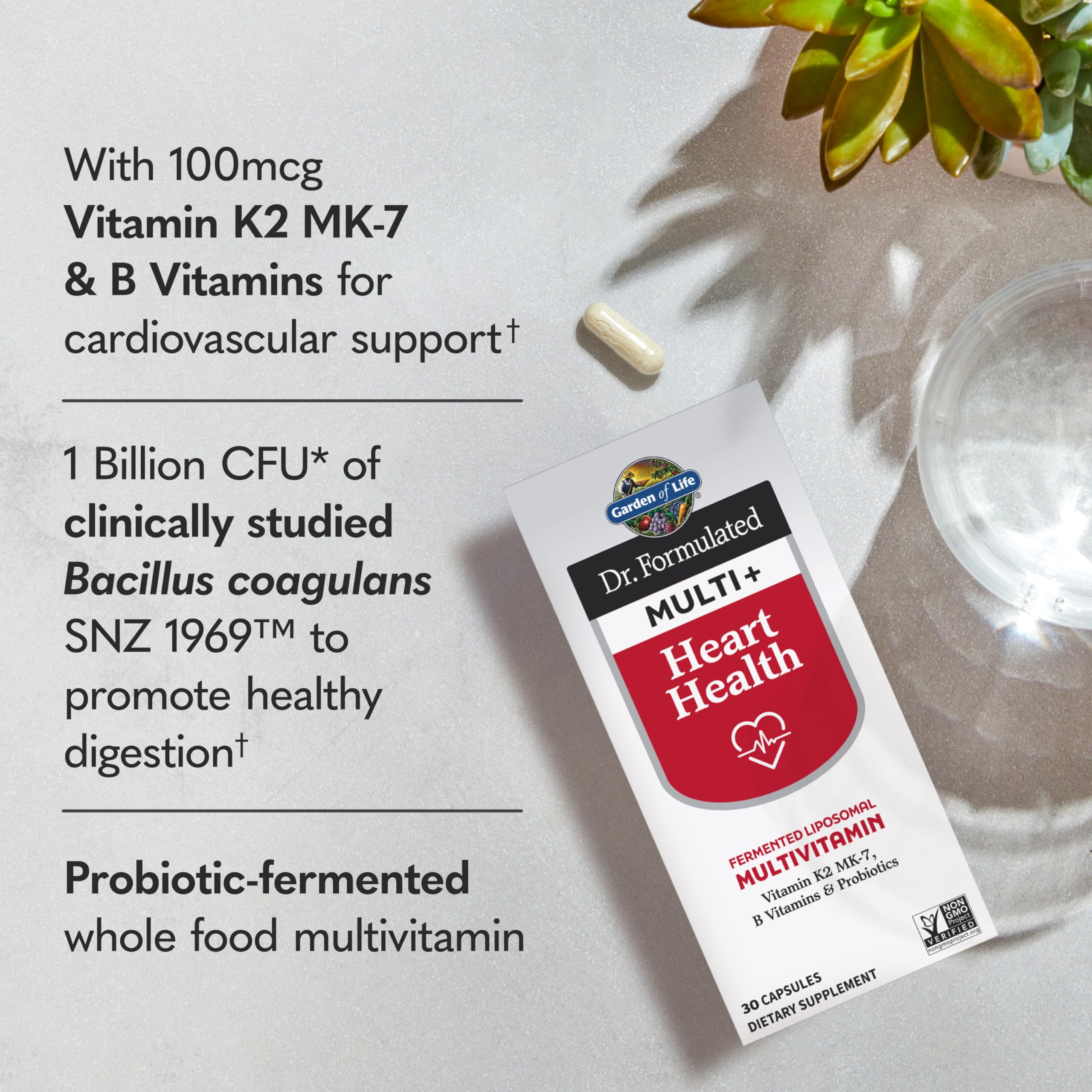 Foto 3 pulgar | Suplemento Garden Of Life Dr. Formulado Multi+ Heart Health - Venta Internacional.