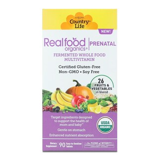 Foto 1 | Realfood Organics Prenatal Country Life 90 Tabletas-Venta Internacional