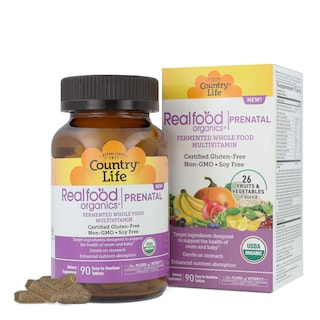 Foto 2 | Realfood Organics Prenatal Country Life 90 Tabletas-Venta Internacional