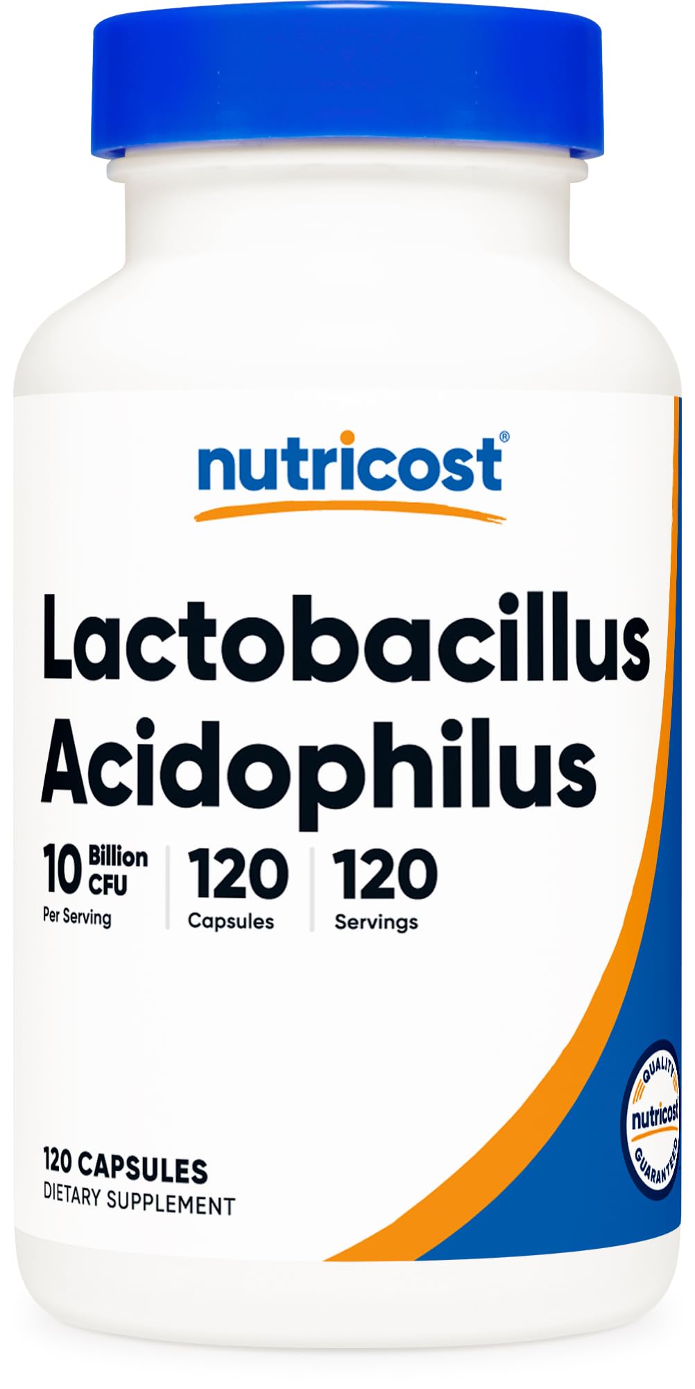 Foto 2 pulgar | Suplemento Nutricost Lactobacillus Acidophilus 10b Cfu 120 Cápsulas - Venta Internacional.
