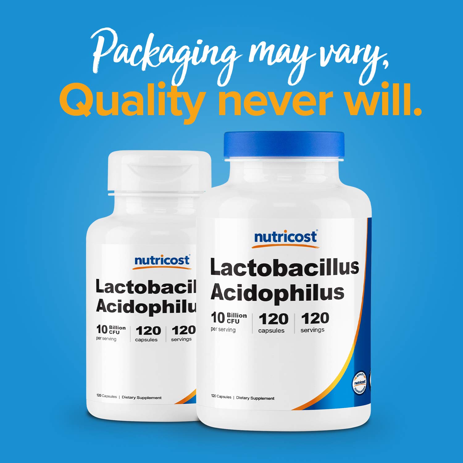 Foto 5 pulgar | Suplemento Nutricost Lactobacillus Acidophilus 10b Cfu 120 Cápsulas - Venta Internacional.