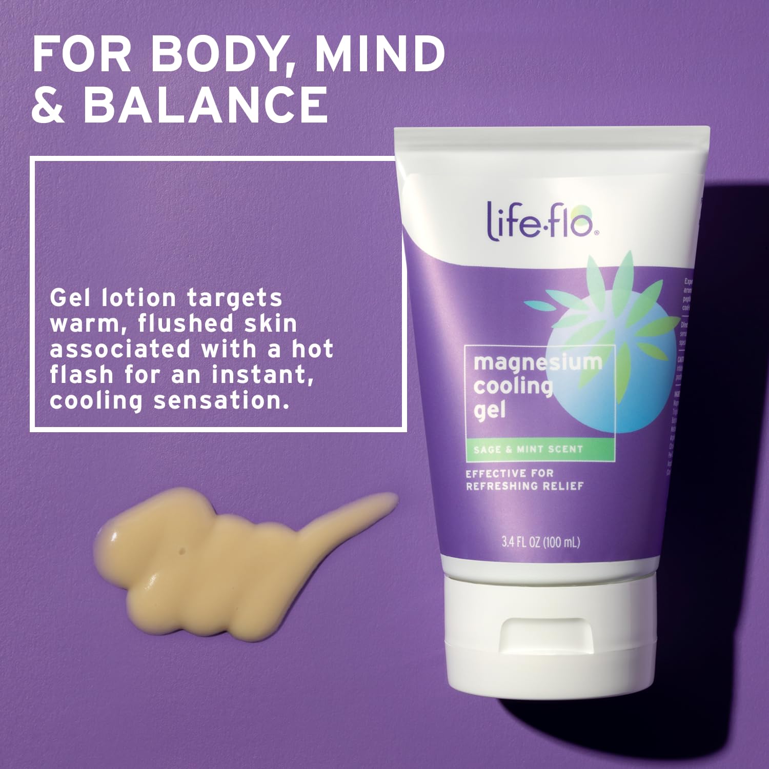 Foto 6 | Gel Refrescante Life-flo Magnesio Para Sofocos 100 Ml - Venta Internacional.