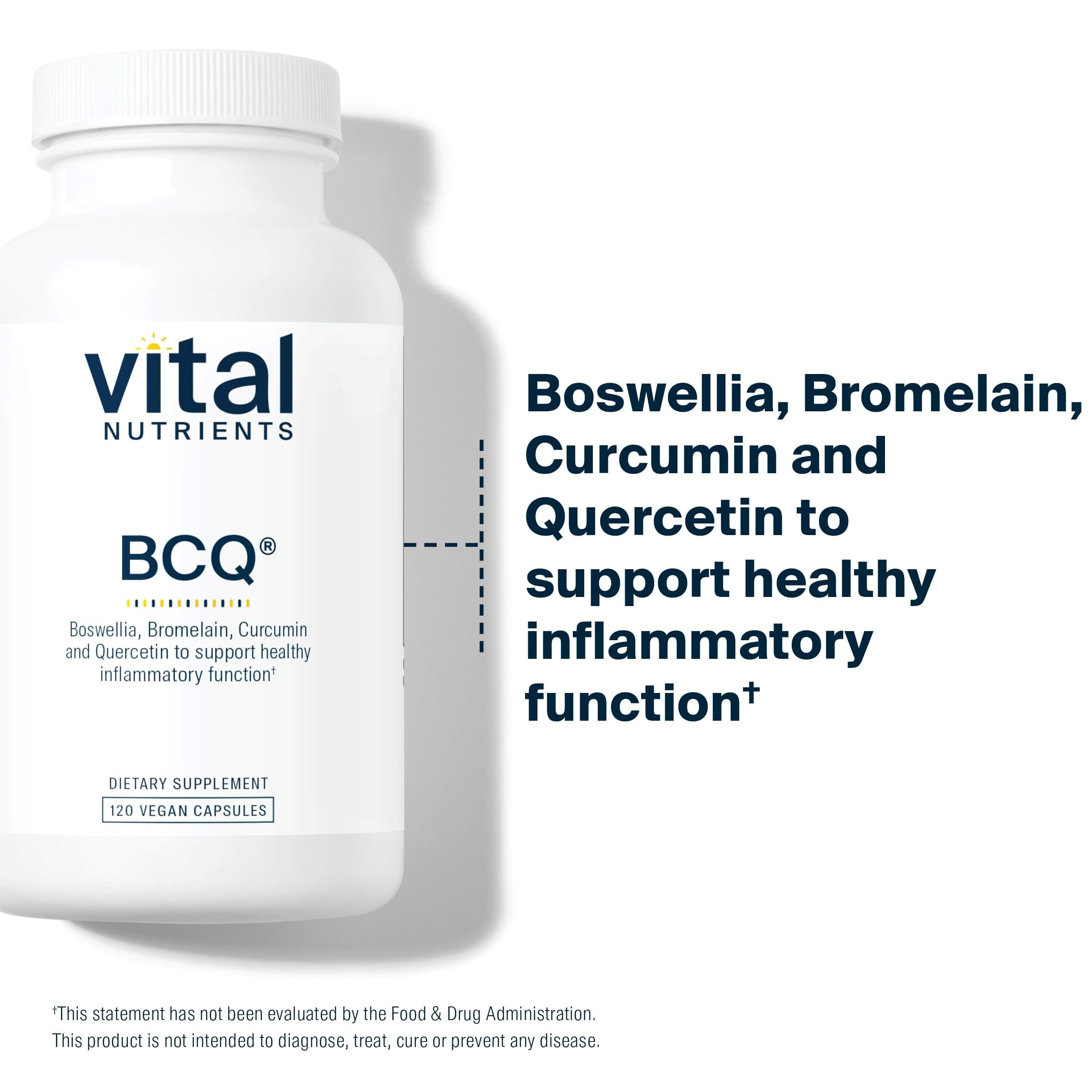 Foto 3 | Suplemento Vital Nutrients Bcq Vegan 120 Cápsulas - Venta Internacional.