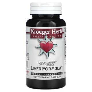 Foto 1 | Suplemento Kroeger Herb Liver Formula 100 Cápsulas - Venta Internacional.