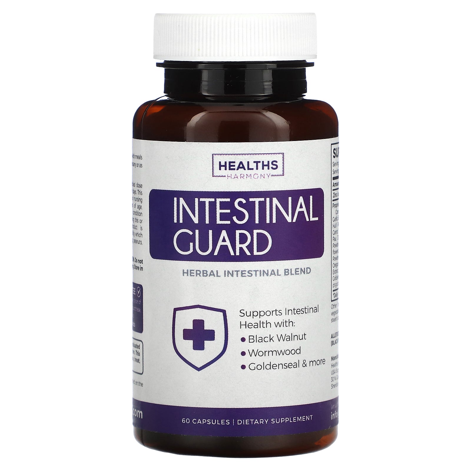 Foto 2 pulgar | Supplement Healths Harmony Intestinal Guard 60 Cápsulas - Venta Internacional.