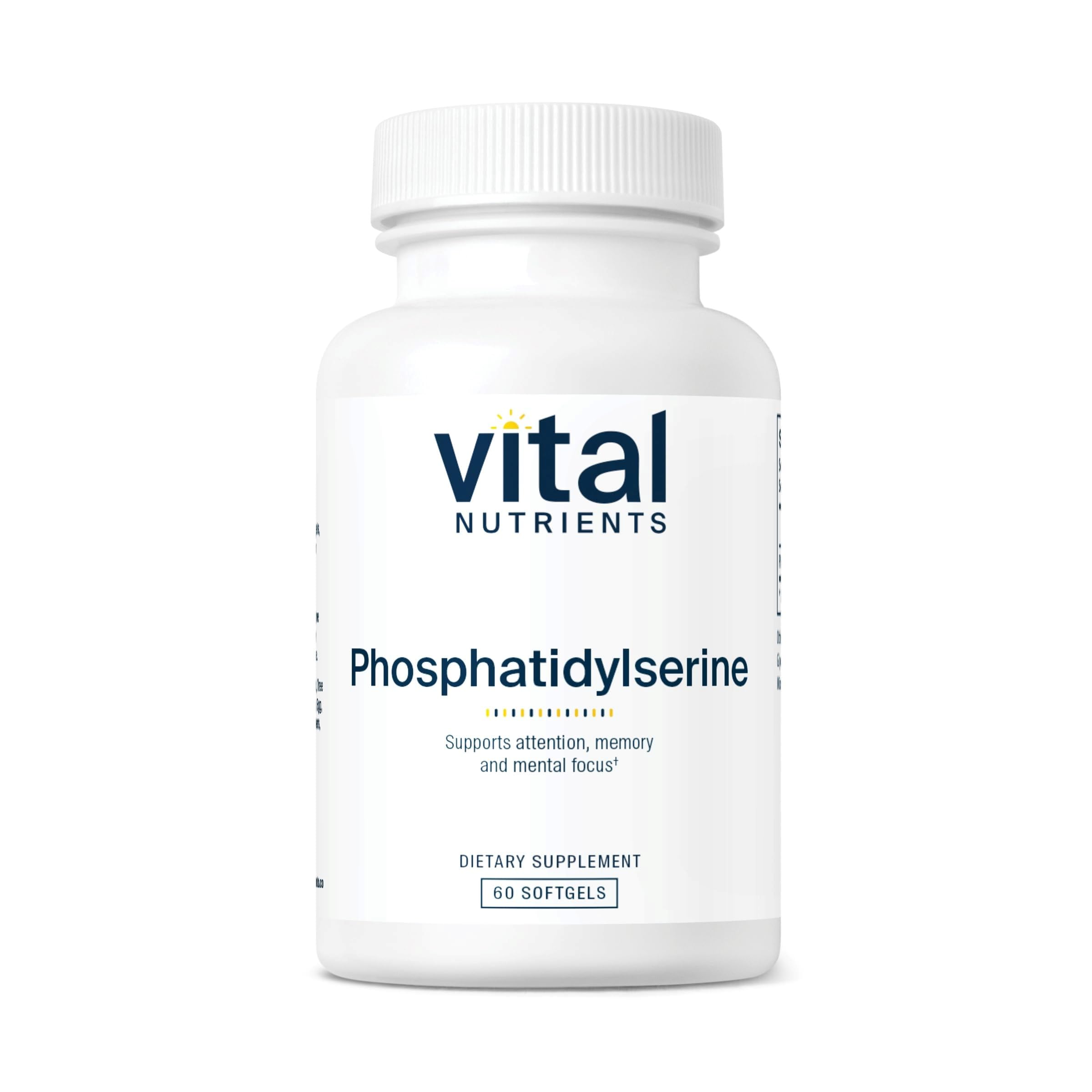 Foto 2 pulgar | Suplemento De Fosfatidilserina De Vital Nutrients, 150 Mg, 60 Cápsulas Blandas - Venta Internacional.