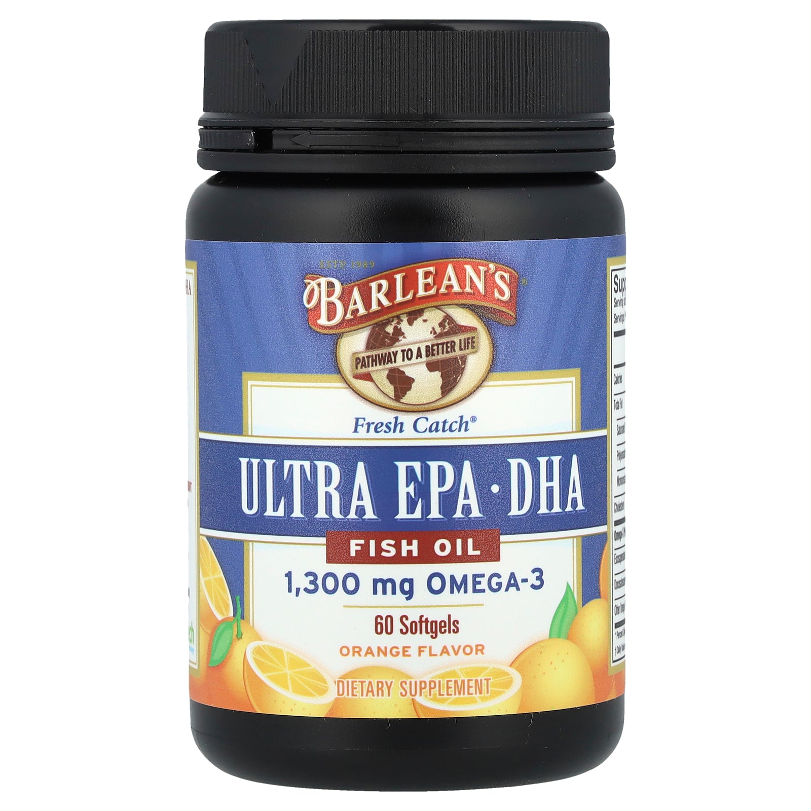 Foto 1 | Suplemento De Aceite De Pescado Barlean's Fresh Catch Ultra Epa/dha 60 Cápsulas Blandas - Venta Internacional.