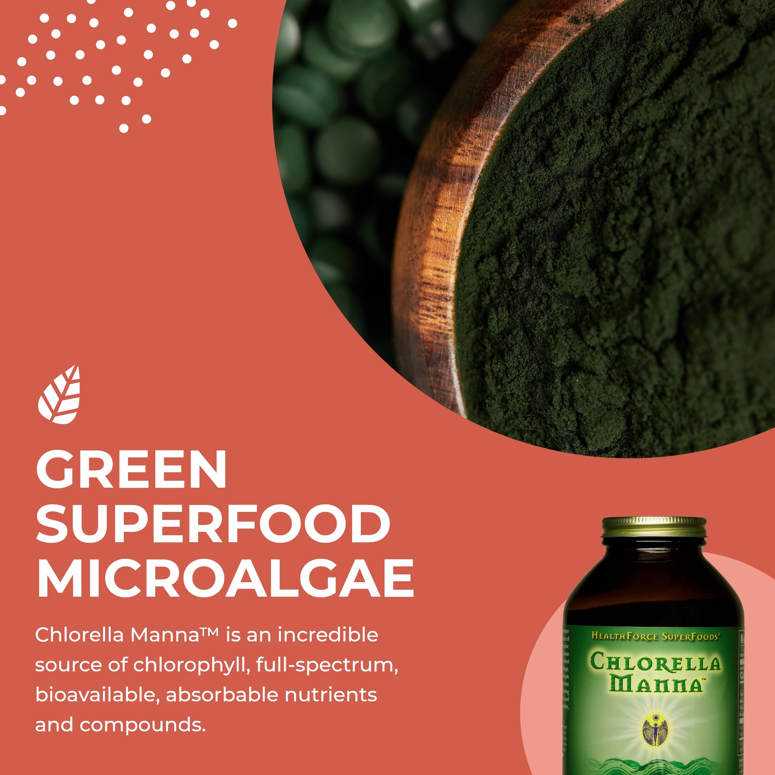 Foto 5 pulgar | Suplemento Healthforce Superfoods Chlorella Manna 350g - Venta Internacional.