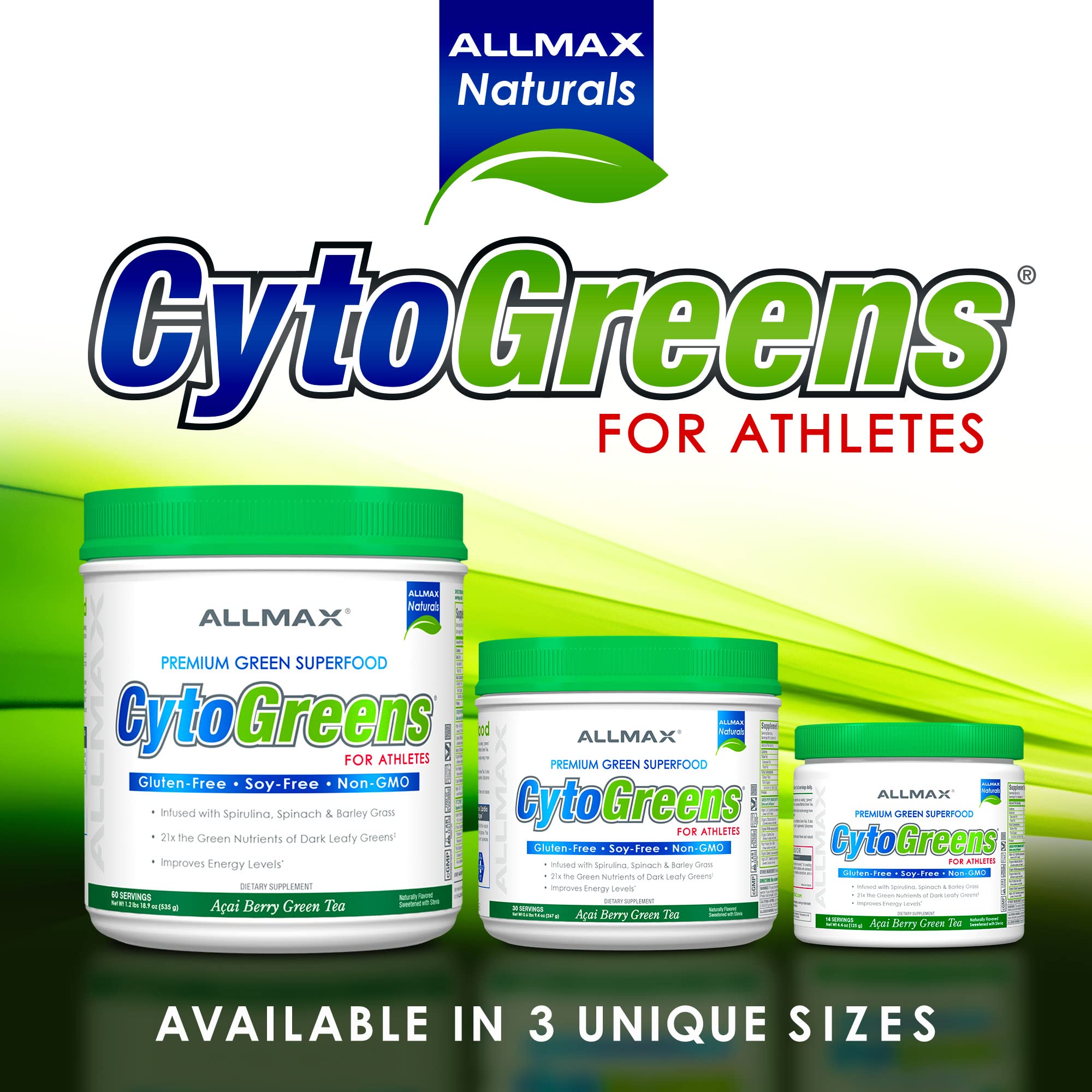 Foto 8 pulgar | Suplemento Allmax Nutrition Cytogreens Super Greens 267 G - Venta Internacional.