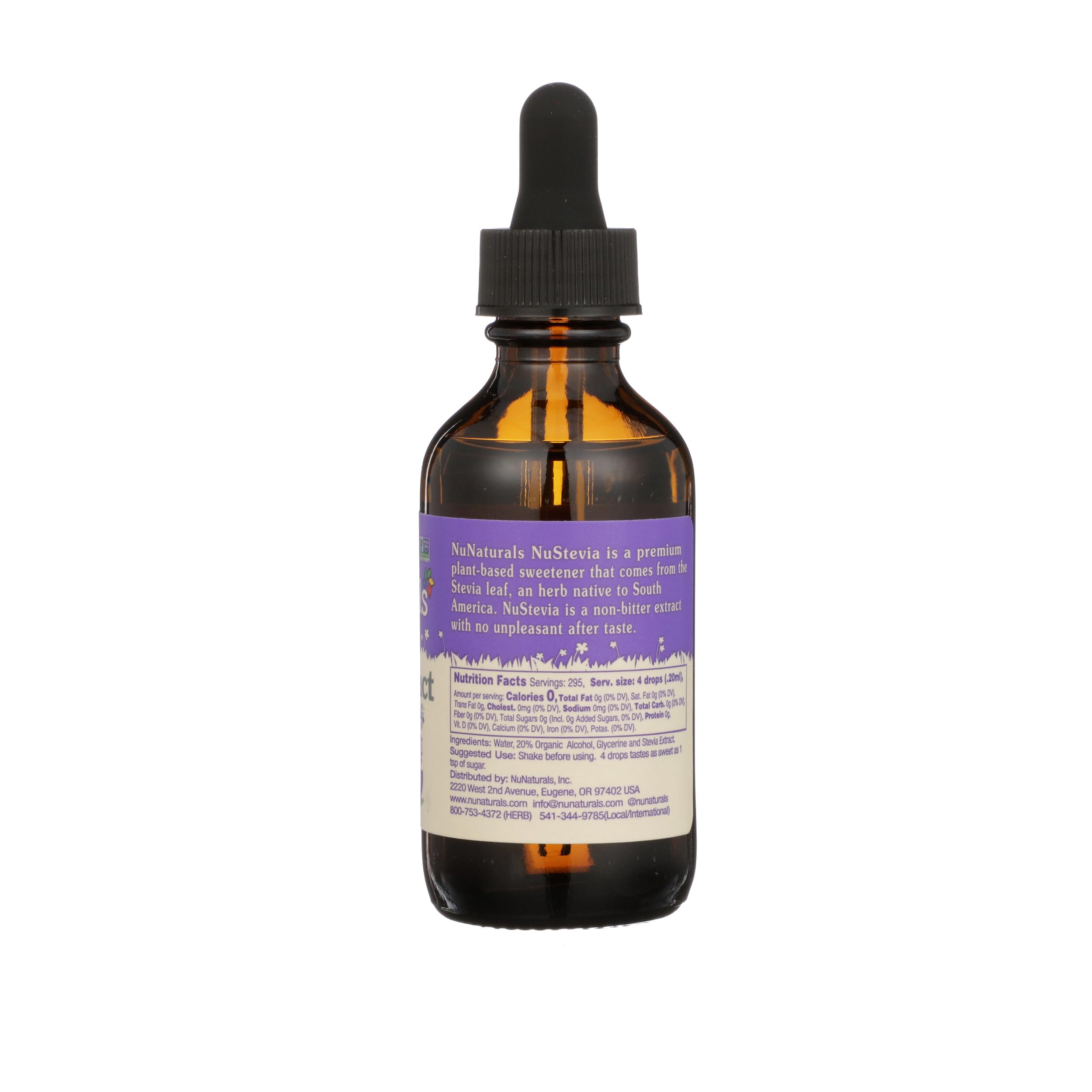 Foto 4 pulgar | Edulcorante De Origen Vegetal Nunaturals Clear Extract Stevia 60 Ml - Venta Internacional.