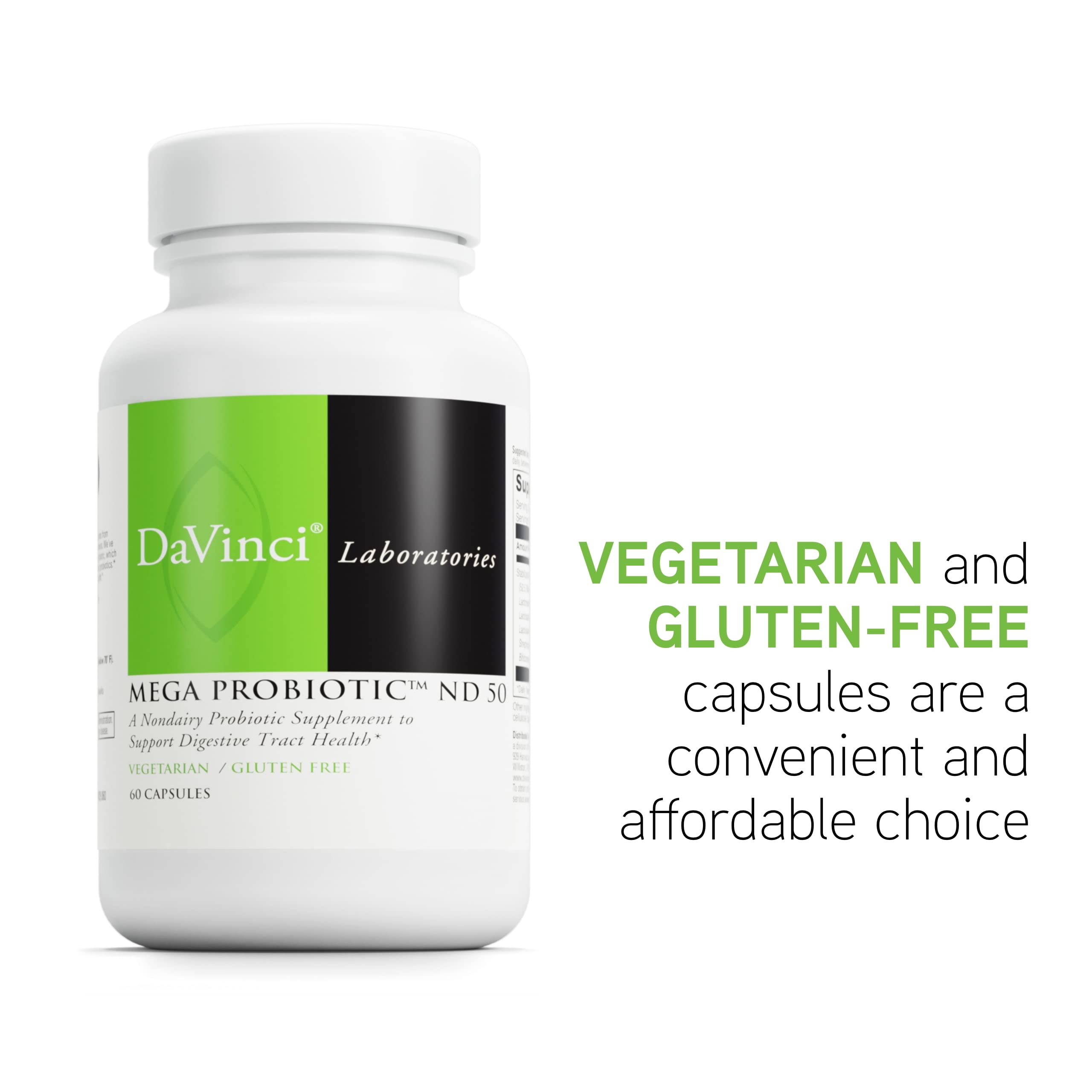 Foto 6 pulgar | Suplemento Davinci Labs Mega Probiotic Nd 50 60 Capsulas - Venta Internacional