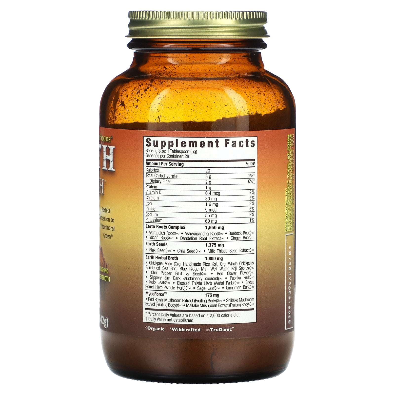 Foto 3 pulgar | Suplemento Healthforce Superfoods Earth Broth 142 G - Venta Internacional.