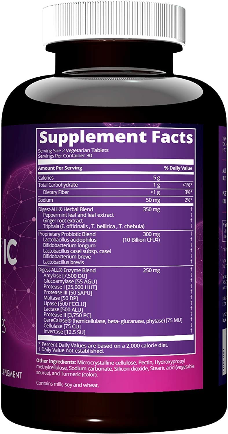 Foto 3 pulgar | Suplemento De Probióticos Y Enzimas Digestivas Digest-all  Ic De Mrm Nutrition, 30 Porciones - Venta Internacional.