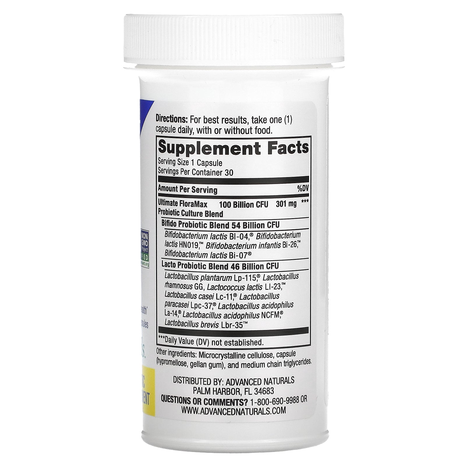 Foto 3 pulgar | Suplemento Ultimate Floramax De Advanced Naturals (100 Mil Millones De Dólares) - Venta Internacional.