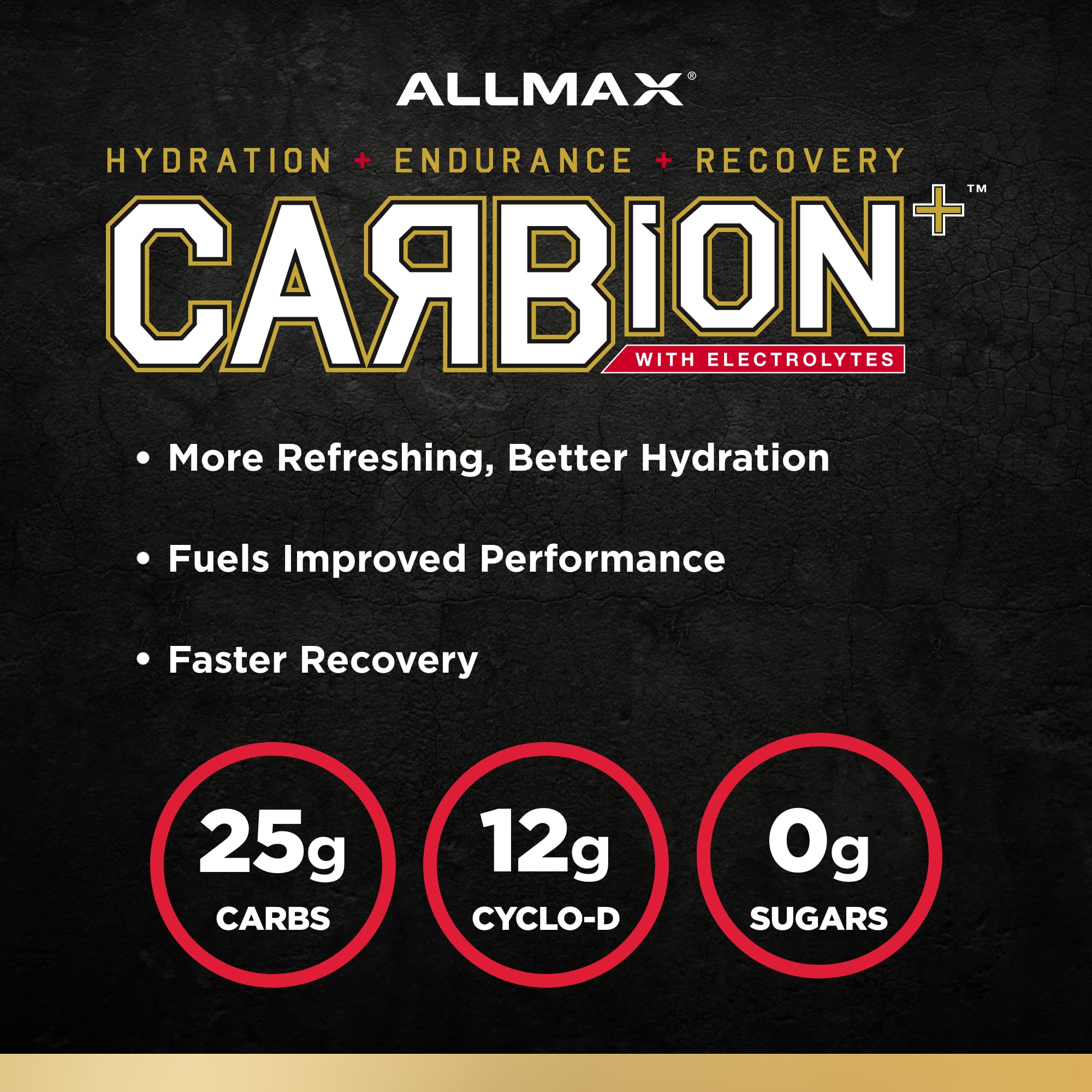 Foto 4 pulgar | Bebida Energética Allmax Nutrition Carbion+ Limón Y Lima 870g - Venta Internacional.