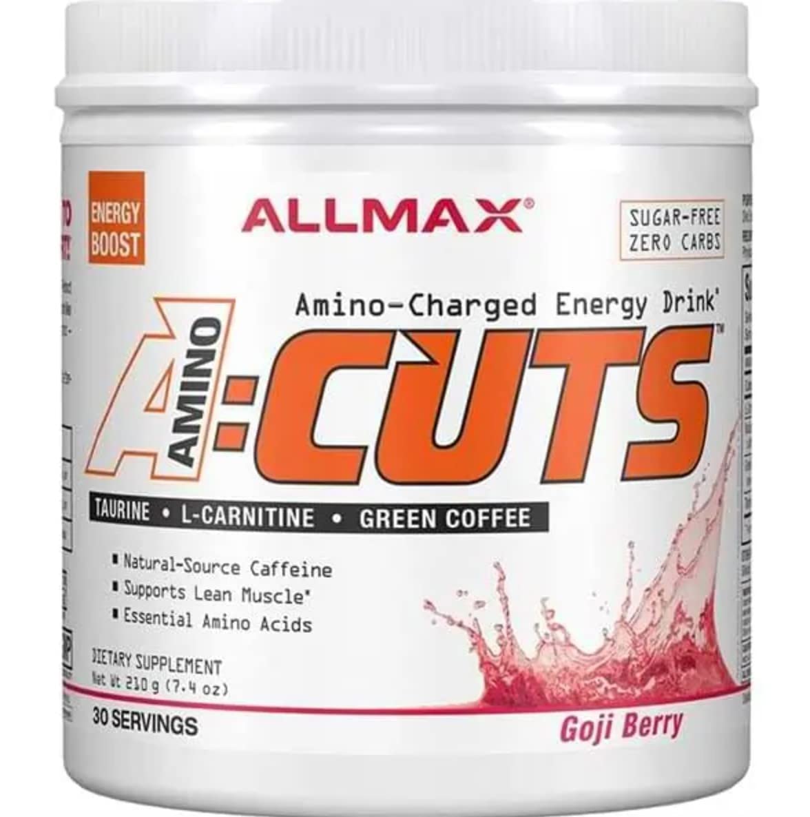 Foto 2 pulgar | Bebida Energética Allmax Nutrition Aminocuts Con Carga De Aminoácidos, 30 Dosis - Venta Internacional.