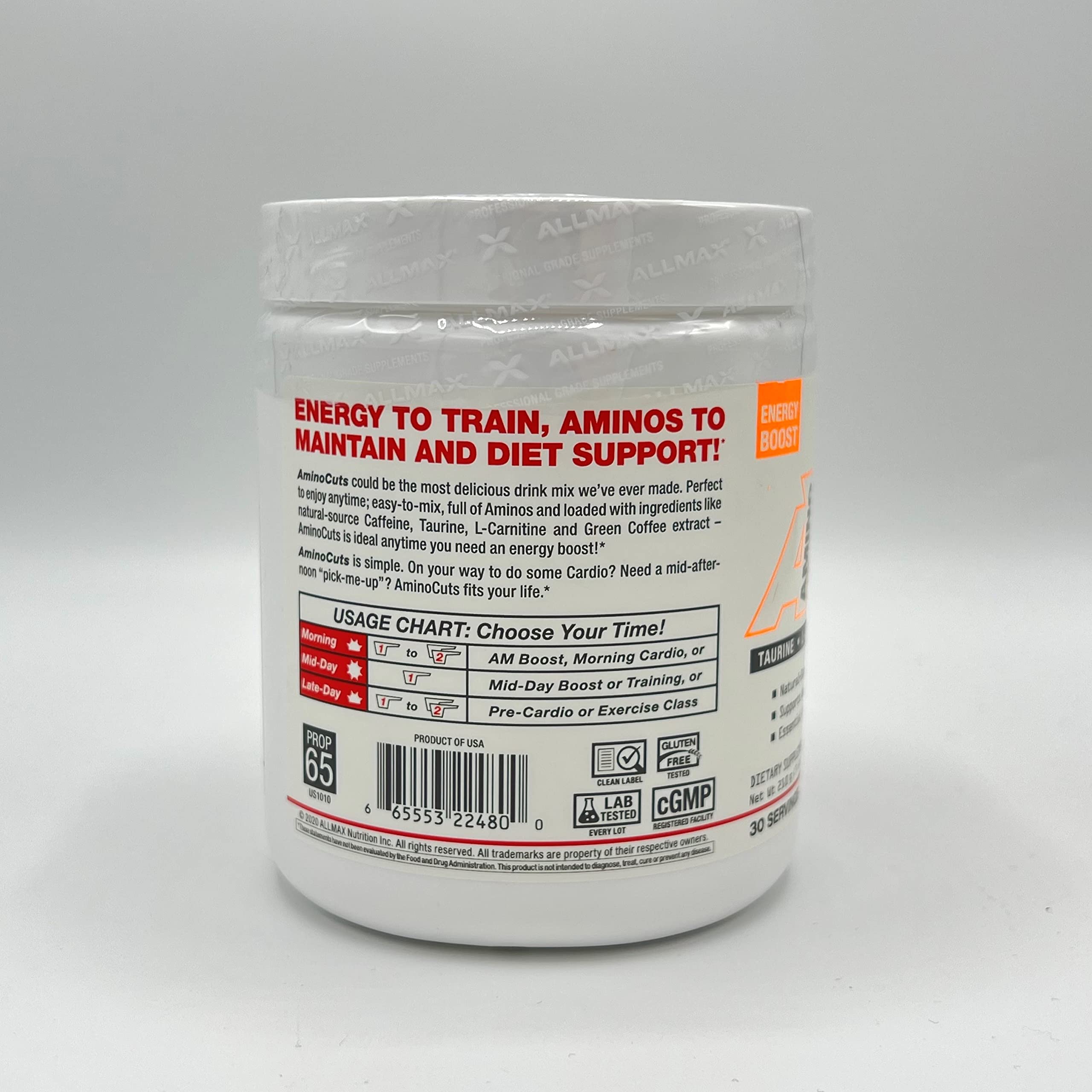 Foto 5 pulgar | Bebida Energética Allmax Nutrition Aminocuts Con Carga De Aminoácidos, 30 Dosis - Venta Internacional.
