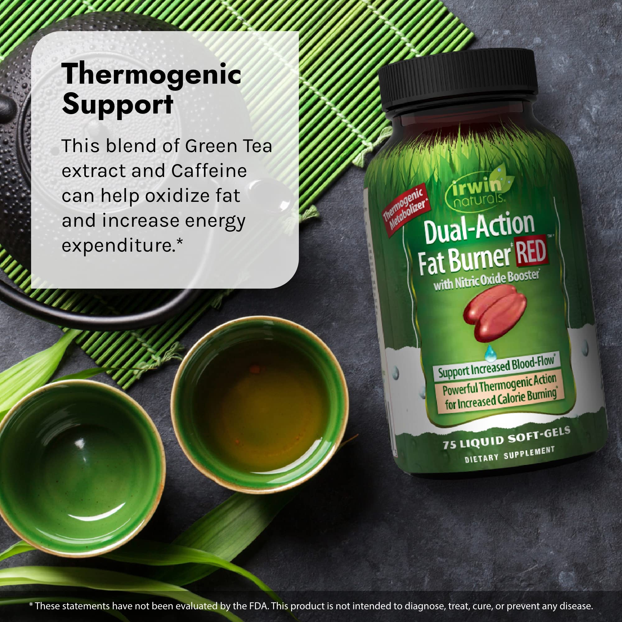 Foto 8 pulgar | Suplemento Irwin Naturals Dual-action Fat Burner Red 75 Cápsulas Blandas - Venta Internacional.