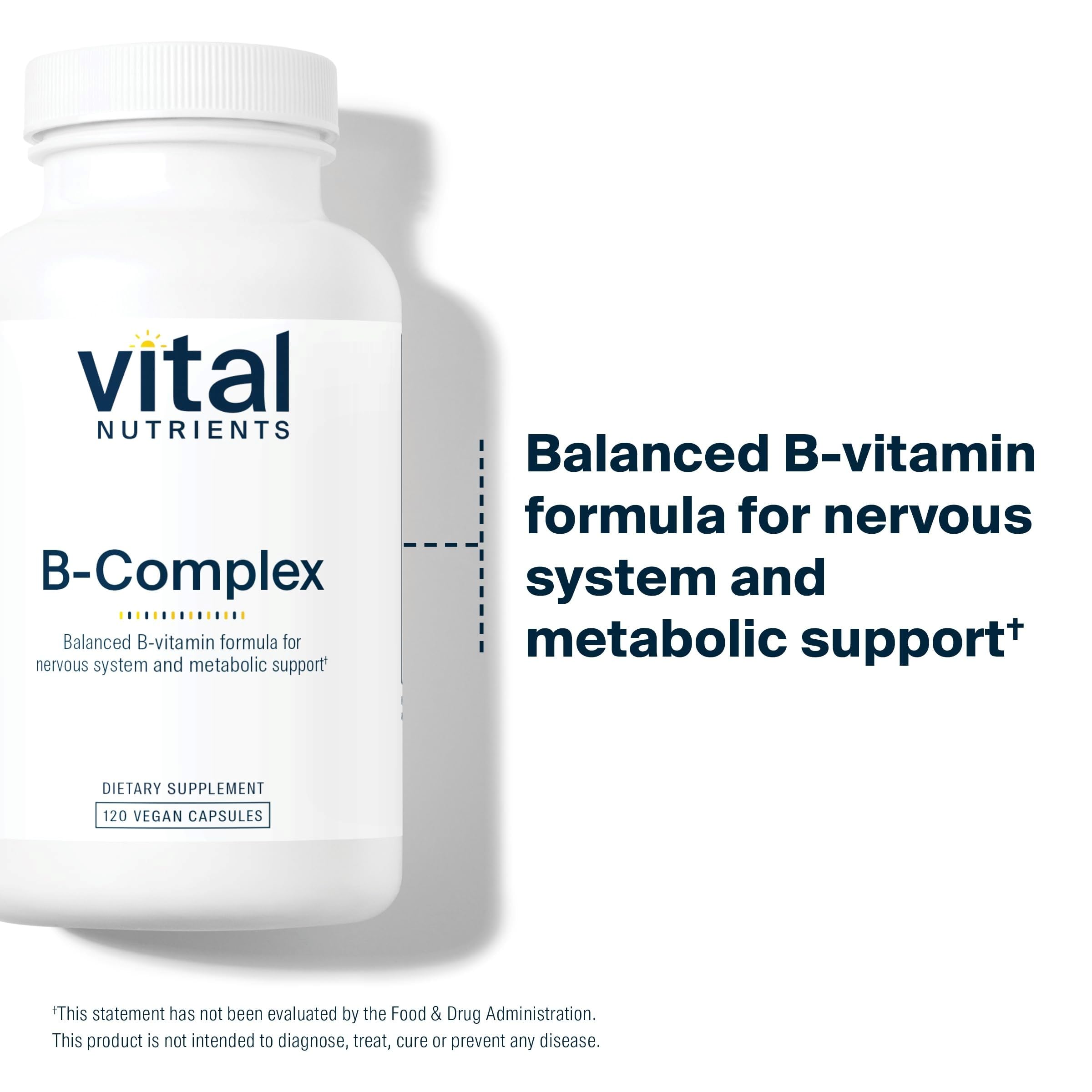 Foto 4 pulgar | Complejo B Vital Nutrients 120 Cápsulas-Venta Internacional