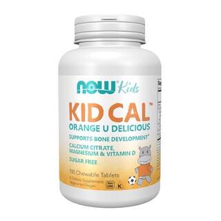 Foto 1 | Suplementos Now Foods Kid Cal con Citrato de Calcio 100 Tabletas Masticables - Venta Internacional
