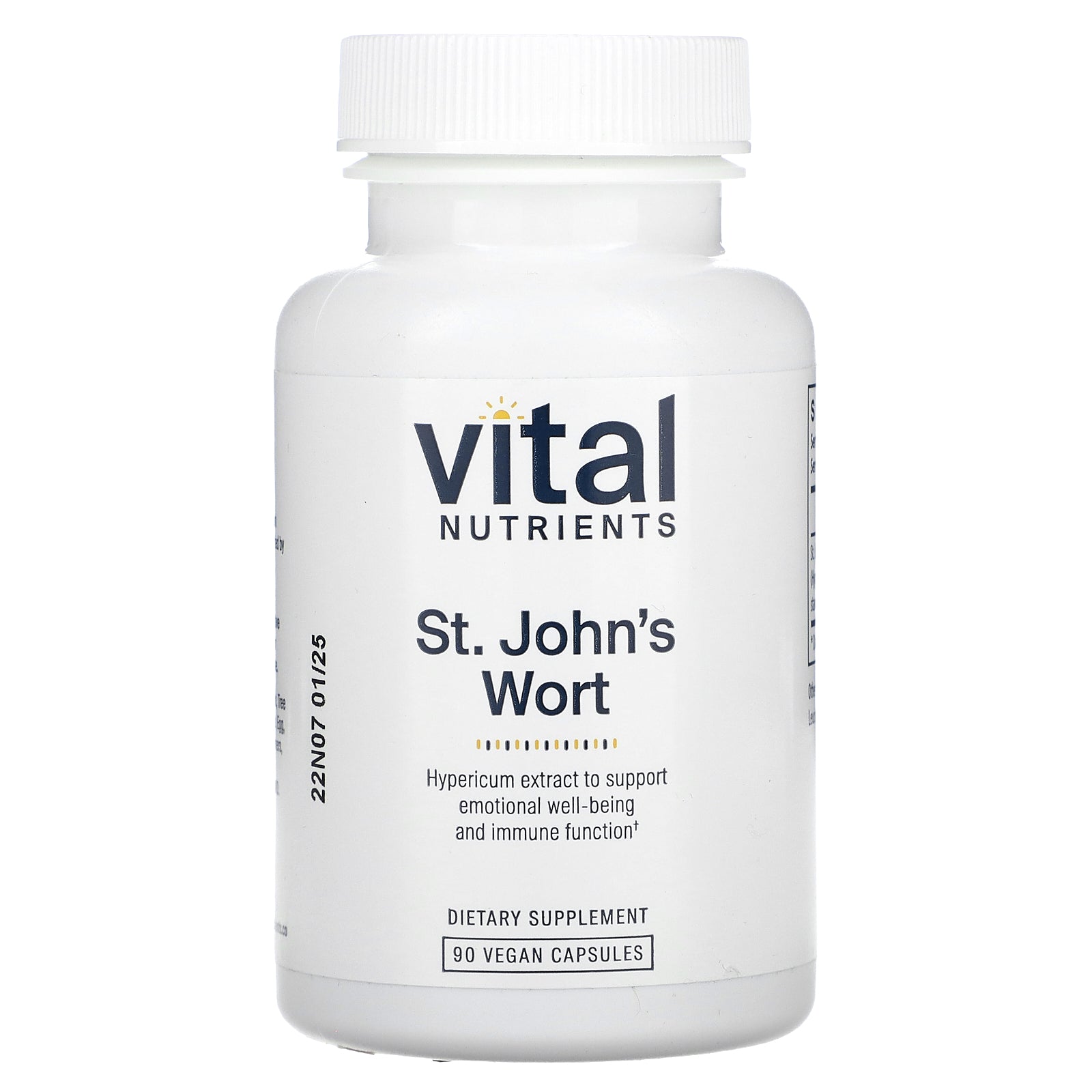Foto 1 | Suplemento Vital Nutrients Hierba De San Juan 90 Cápsulas Veganas - Venta Internacional.